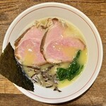 らー麺屋 バリバリジョニー - 4種の地鶏の白湯ラーメン(塩)(1,000円)