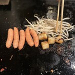 もんじゃ屋 りきゅう 名古屋駅店 - ウィンナー