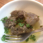 ワイン食堂 Sole - お通しの砂肝のパテ