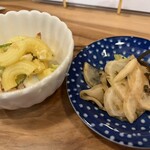 吉平 - 小鉢とお漬物