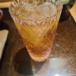 日本料理若菜 - 焼酎（芋）赤霧島ウーロン茶割り二杯目