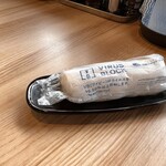 麺や燈花 - あたたかいおしぼり。