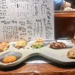 鶏鳥kitchen ゆう - つくね5種盛り 980円