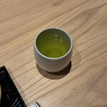 近江牛専門店 近江かど萬 - 栗のアイスと共に、美味しい緑茶