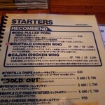 CRUZ BURGERS & CRAFT BEERS - メニュー