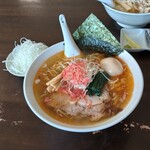 塩結び - 海老塩中華味玉入り　+ネギ