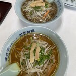 どさん娘 - 料理写真:カレーラーメンと醤油ラーメン