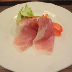 お通しの生ハム