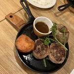 つばめグリル - 料理写真:トルネードハンブルクステーキ