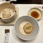 梅の花 - 豆腐しゅうまい　蓮根まんじゅう