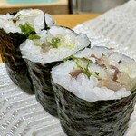 逗子 ちょうなん - 鯵と薬味の細巻