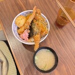 てんぷら 一代 福山店 - 海老天丼　¥1419