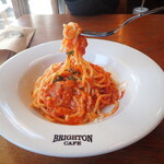 Brighton Cafe Bistro - ズワイ蟹のトマトクリームパスタ（麺）