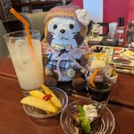 肉バル スノーキー - ラスちゃんはグレープフルーツジュースも追加♡(＾(ェ)＾)