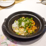 すし処 會 - 雲丹と白子のバターライスが