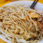 ラーメンエース - 汁なし 少なめ　にんにく少し、焦がしアブラ