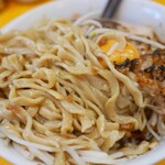 ラーメンエース - 汁なし 少なめ　にんにく少し、焦がしアブラ