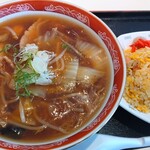 麺房 たなか屋 - 広東麺+半チャーハン