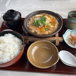 伊勢カントリークラブレストラン - とり天と舞茸天の柳川風