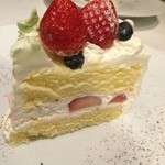 アーリア ディ タクボ - クリスマススペシャルケーキ切り分けてもらった
