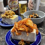 中華料理 末広 - キムチ冷や奴