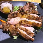 完全個室居酒屋 串ごろ - ｺｰｽ 宮崎地鶏の柚子胡椒鉄板焼き　2025.12.22