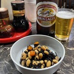中華料理 末広 - ひじき豆