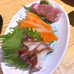 完全個室居酒屋 串ごろ - ｺｰｽ 産地直送鮮魚のお刺身三点盛り　2025.12.22