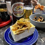中華料理 末広 - ザーサイ冷や奴