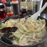 中華料理 末広 - ちゃんぽんのアップ