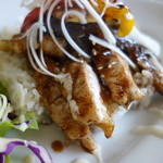 ウリウリカフェ - トンテキ・ライス（1000円）