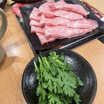 涮涮鍋壽喜燒Dontei 宇都宮鶴田店 - 今までとは違う肉と春菊