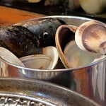 貝と魚シェルハラ - 貝蒸し鍋の貝殻