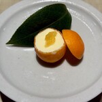 楓庵 - 金柑と柚子のアイス