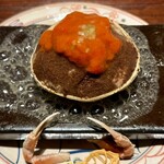 楓庵 - 内子は半熟 蟹の出汁で餡掛け
