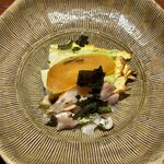 楓庵 - 桑名の蛤 ミニ白菜 唐墨