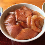 Kappou Yamayoshi - マグロ、ブリ、甘エビの漬け丼 美味しい！