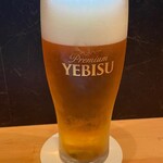 季節料理 よし野 - 生ビール