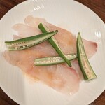 なにわフレンチびぎん - ヒラメのカルパッチョ