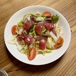 骨付鳥 蘭丸 - 特製蘭丸サラダ ¥1,090- (税込)