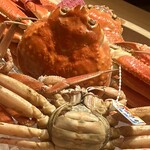 炎水 - 香住の隣り、柴山の松葉ガニです。今まで津居山の浜茹でが最高と感じておりましたが、この柴山もウンマイ。ほとんどおんなじ海域ですもんね、グフッ\(//∇//)\