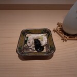 菊鮨 - 白子・海苔醤油