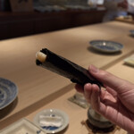 菊鮨 - ホッキ貝の海苔巻き
