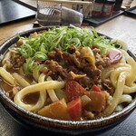 本格手打うどん はゆか - カレーうどんの特大　740円