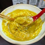 鶏paitan 心麦 - 炙りチーズカレーラーメンwithミニ〆ご飯
