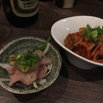 縁家 - 2014.12. お通しとキムチ