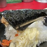 王道家直系 IEKEI TOKYO - 海苔で巻くライスは旨い