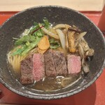 麦と麺助 - 深谷さんの神戸ビーフそば