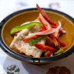 うを徳 - 2025.12 東京湾産鱚（きす）京人参ピーマン玉葱の南蛮漬け