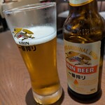 とんかつ檍 - 瓶ビール